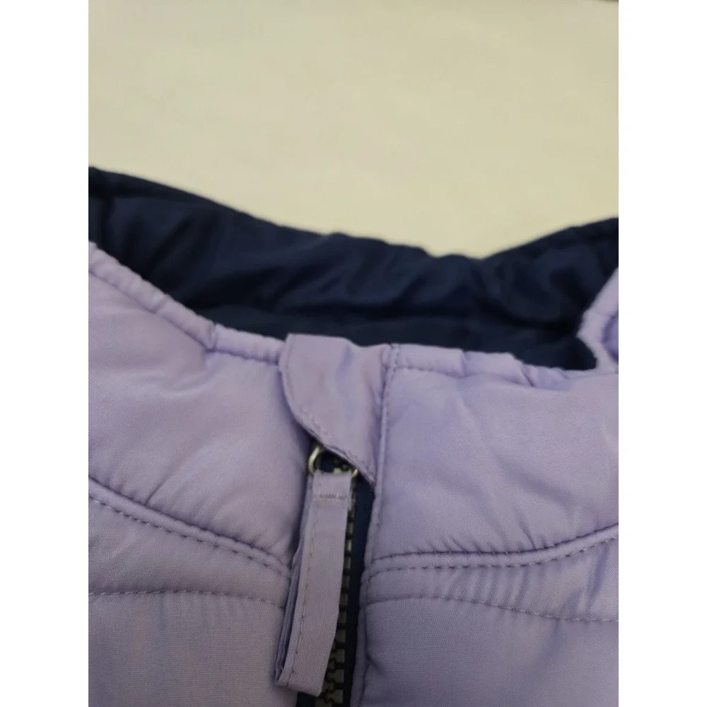Vintage Weatherproof Youth Girls Large 14-16 Puffer Vest Lavender Pockets Zip